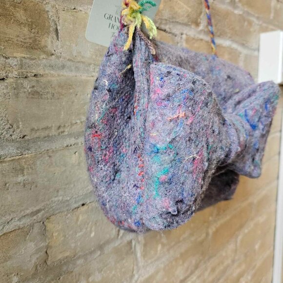 Handmade Felted Bow Purse - Picture 5 of 5